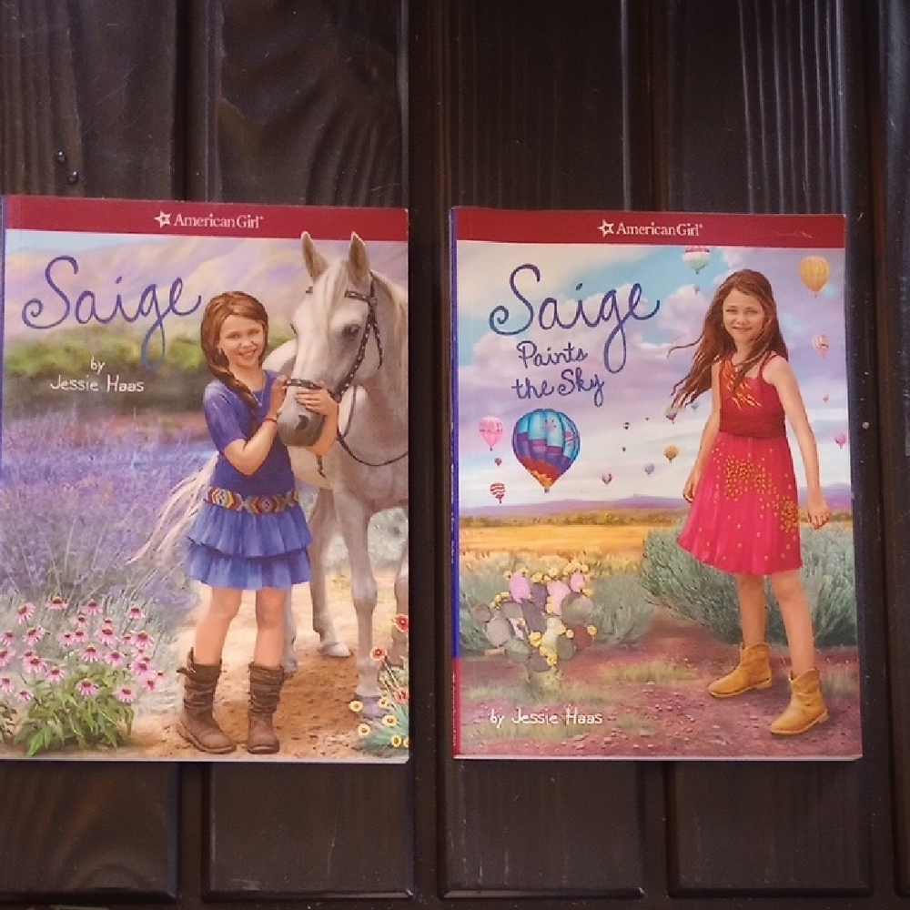 American Girl Saige Book Set